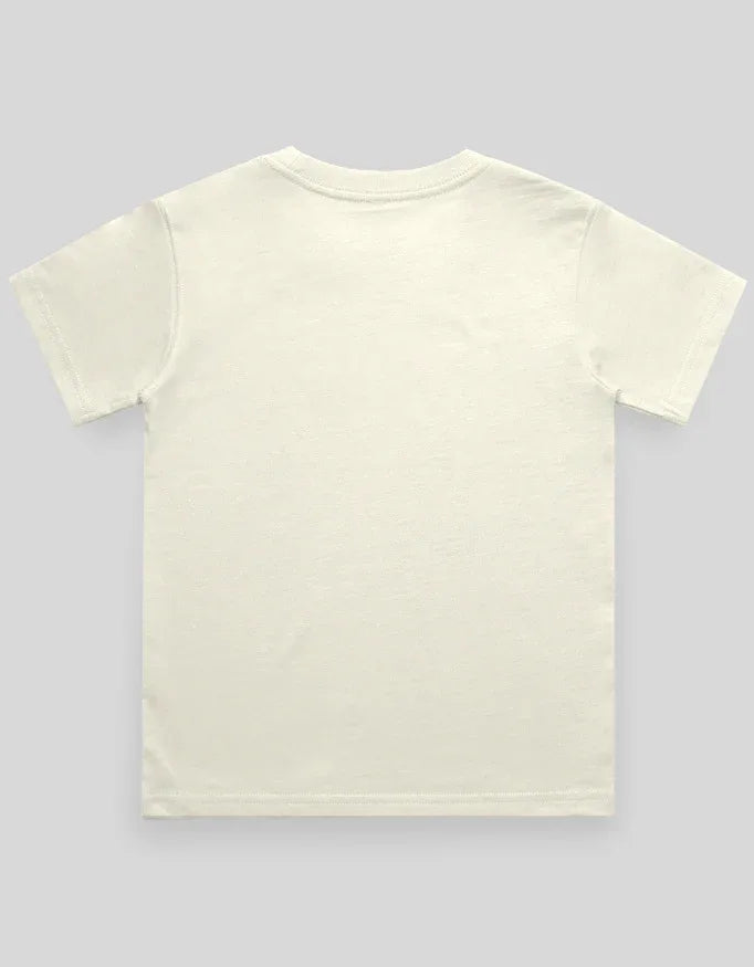 Crew Neck T-Shirt | 0-4 Yrs | For Both Girls & Boys | Off-White - Avaiya Store