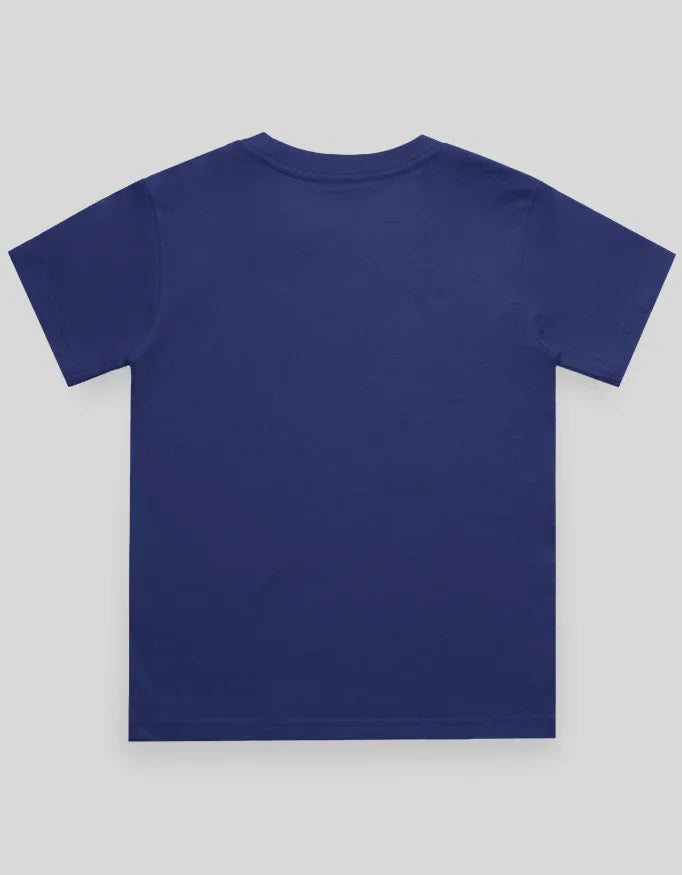 Crew Neck T-Shirt | 0-4 Yrs | For Both Girls & Boys | Royal Blue - Avaiya Store