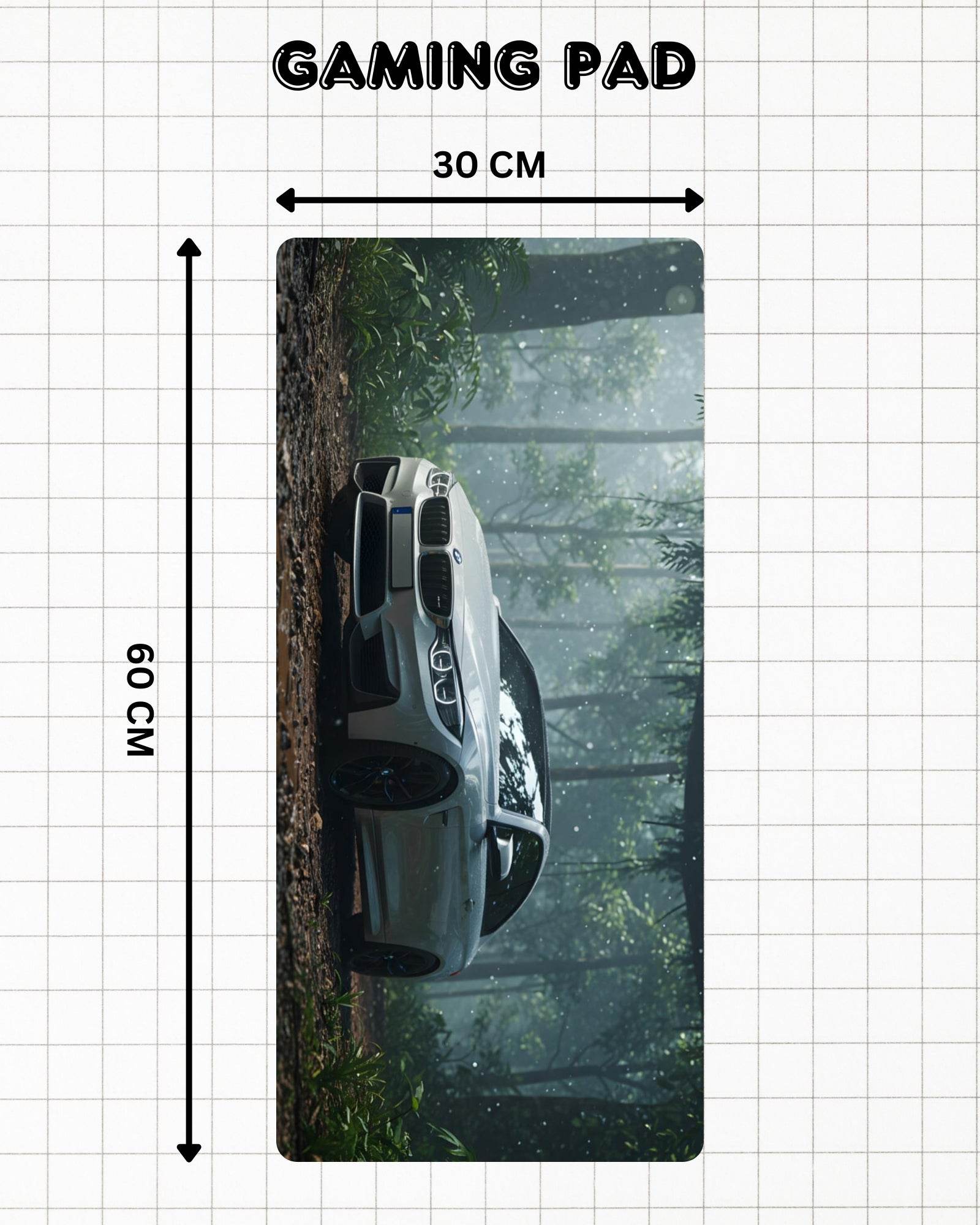 BMW Collection | Gaming Pad | A | 30*60 cm - Avaiya Clothings
