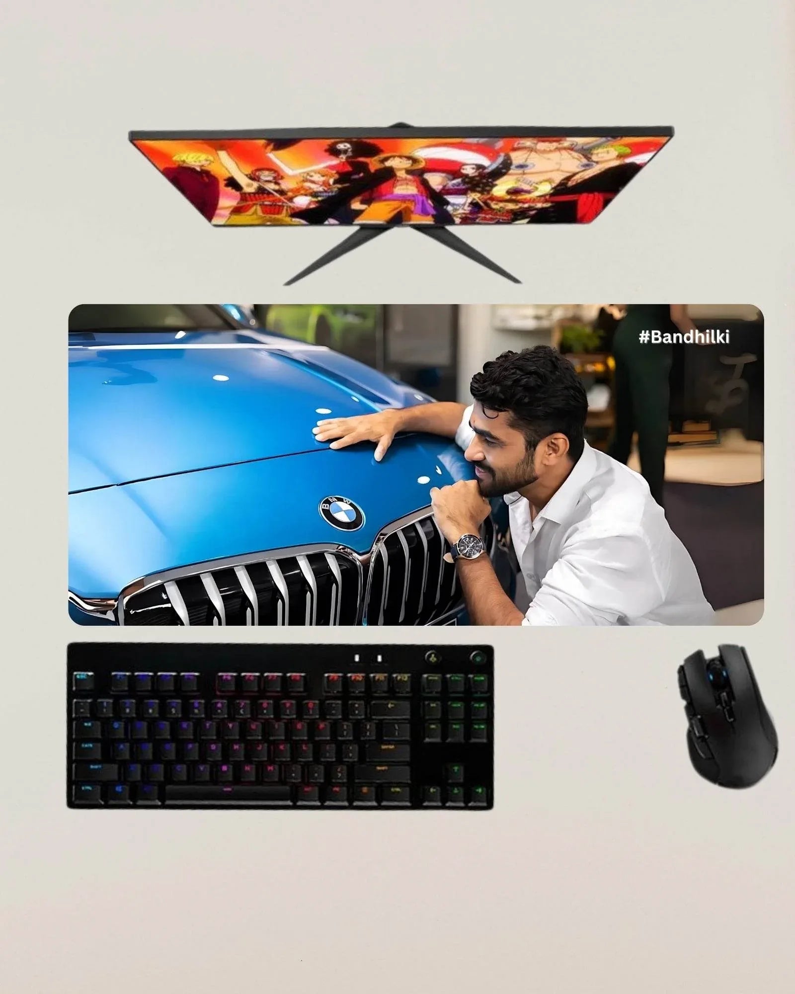 ShreeMan Legend Special | BMW Collection | Gaming Pad | 30*60 cm - Avaiya Clothings
