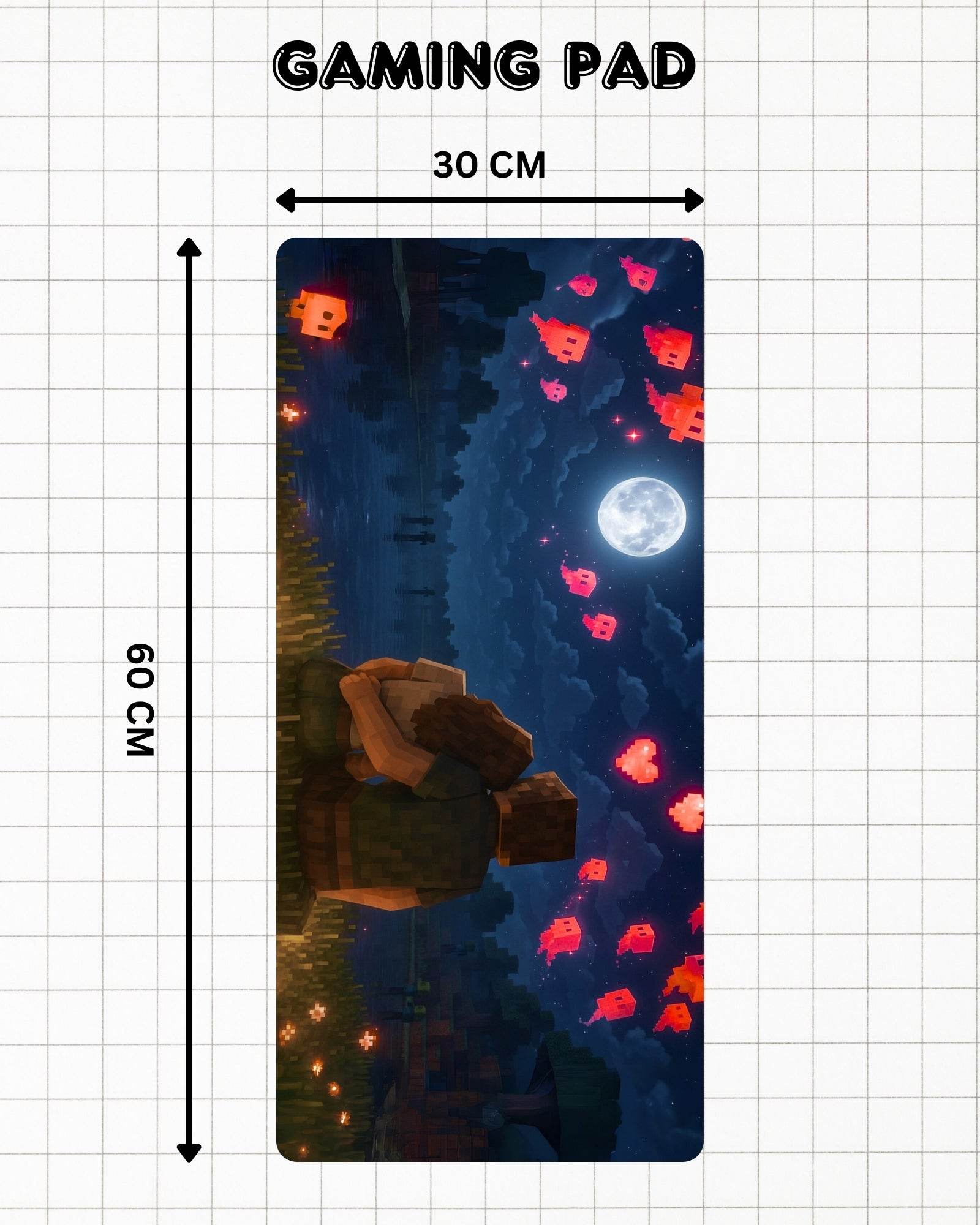 Minecraft | Gaming Pad | 30*60 cm - Avaiya Clothings