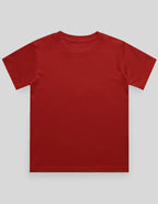 Crew Neck T-Shirt | 0-4 Yrs | For Both Girls & Boys | Red - Avaiya Store