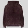 Plain Maroon Acid Washed Hoodie | For Man And Woman - Avaiya Store