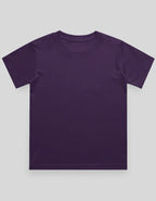 Crew Neck T-Shirt | 0-4 Yrs | For Both Girls & Boys | Purple - Avaiya Store