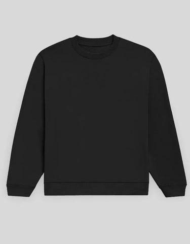 Plain Black Sweatshirt | For Man & Woman - Avaiya Store