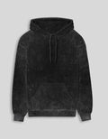 Plain Black Acid Washed Hoodie | For Man And Woman - Avaiya Store