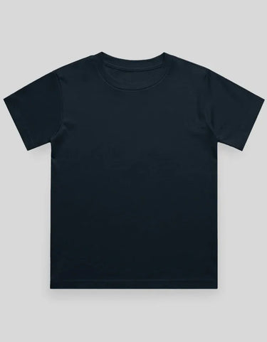 Crew Neck T-Shirt | 5-13 Yrs | For Both Girls & Boys | Navy Blue - Avaiya Store