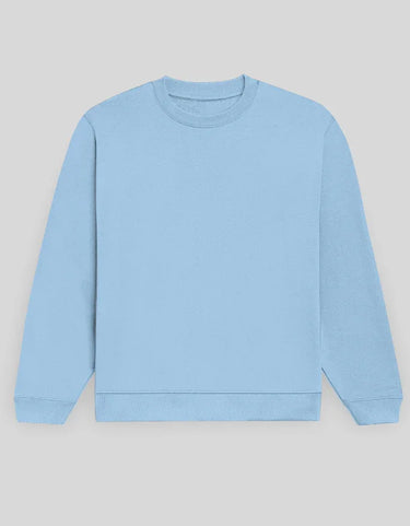 Plain Baby Blue Sweatshirt | For Man & Woman - Avaiya Store