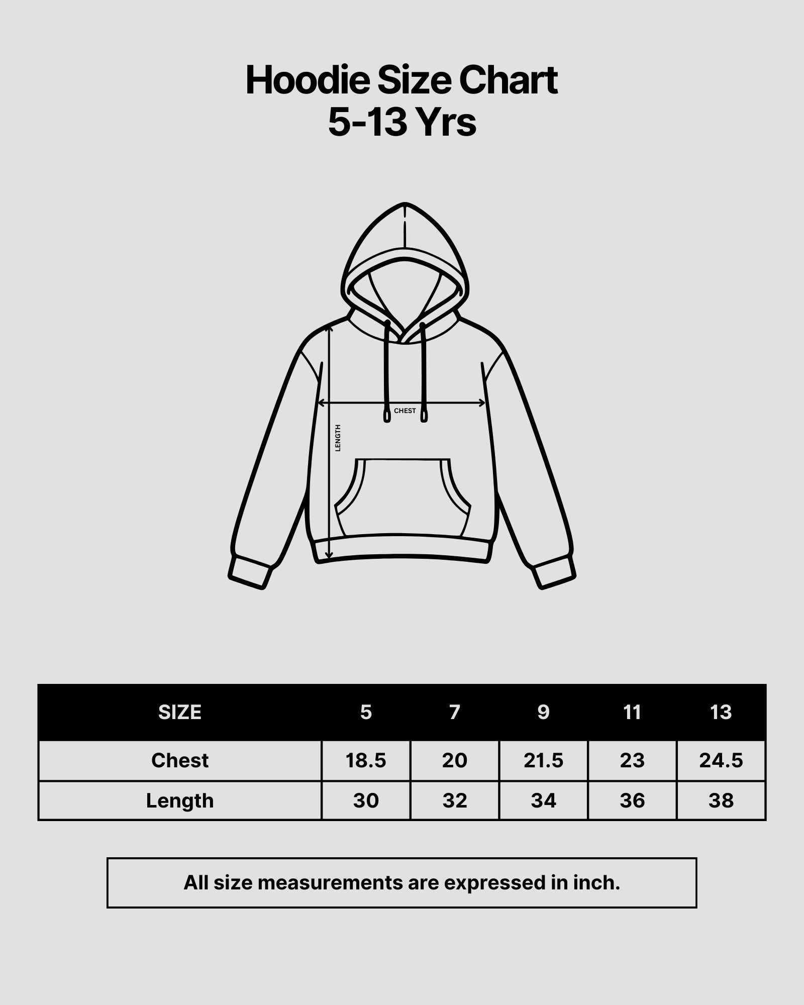 Kids Hoodie | 5-13Yrs | for boys & girls | Light Baby Pink