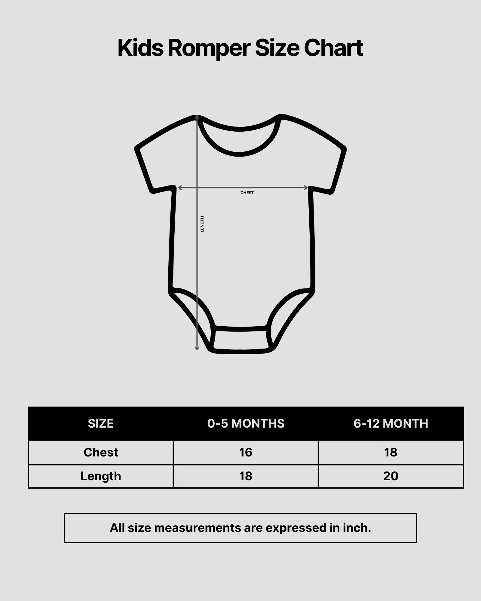 Kids Rompers | 0-12M | Sky Blue