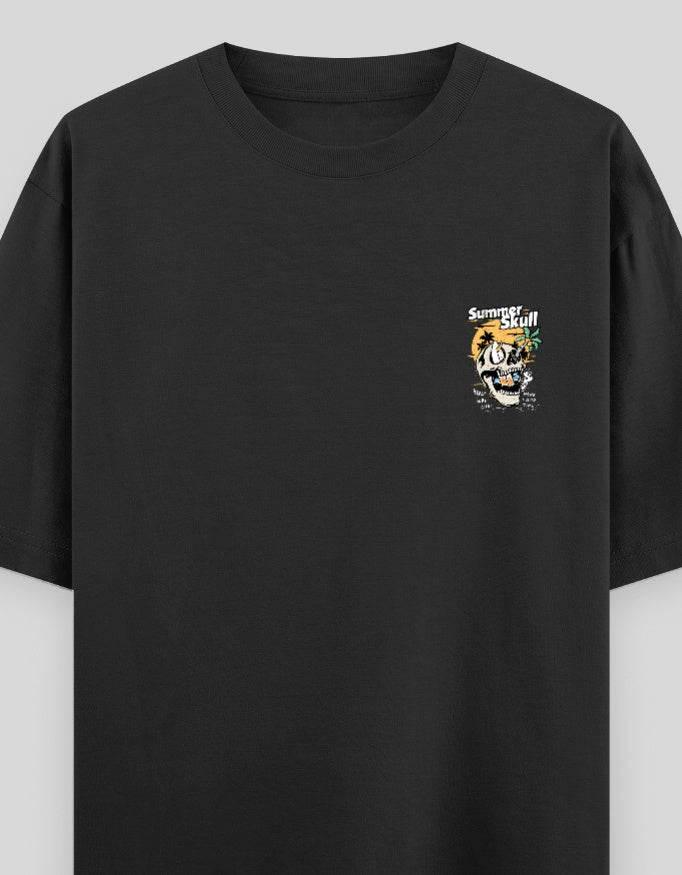 Summer Skull Oversized T-Shirt | Mint | Premium Quality by Avaiya | Unisex - Avaiya Store
