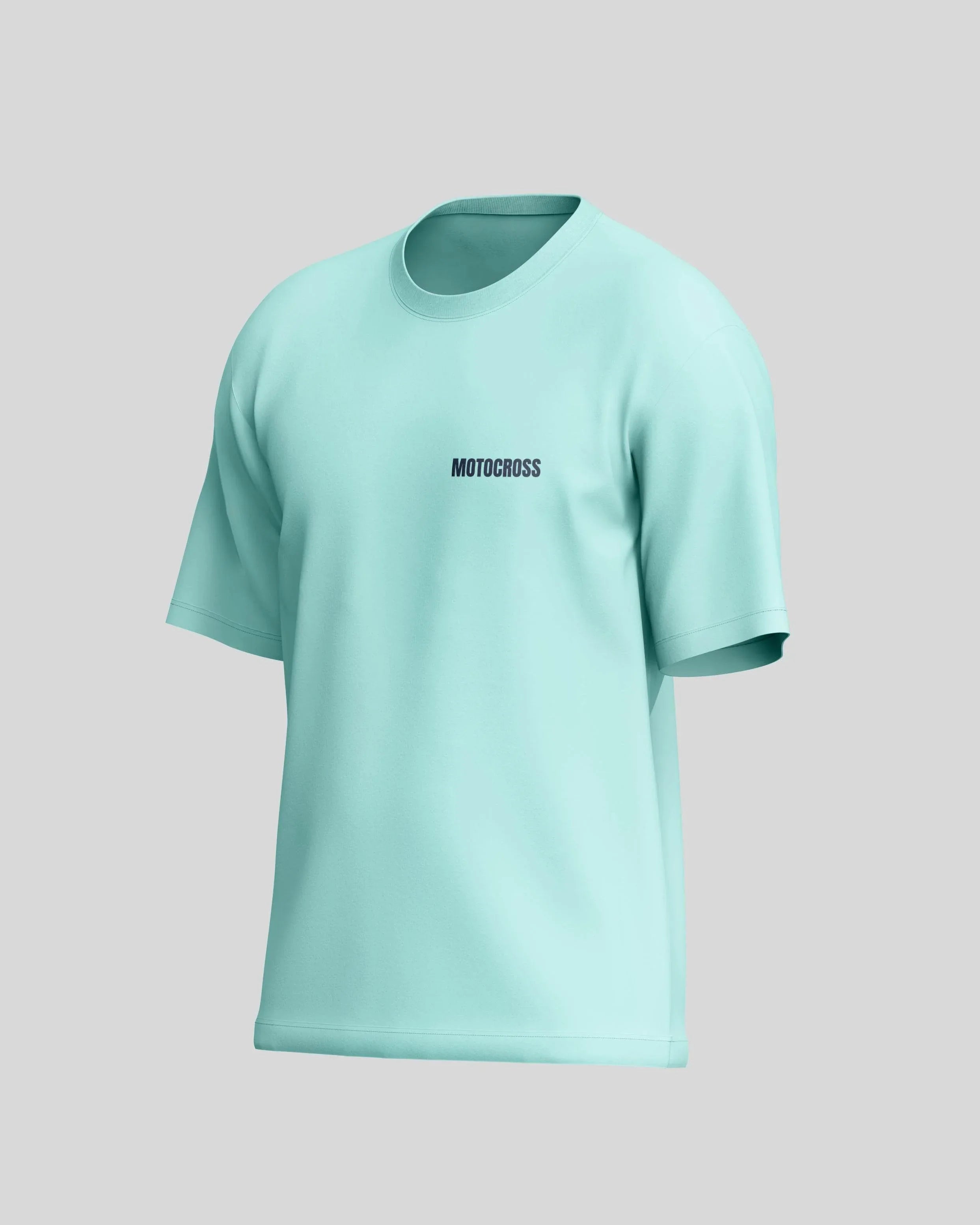 Motorcross Oversized T-Shirt | Mint | Premium Quality by AvaiYa | Unisex - Avaiya Store