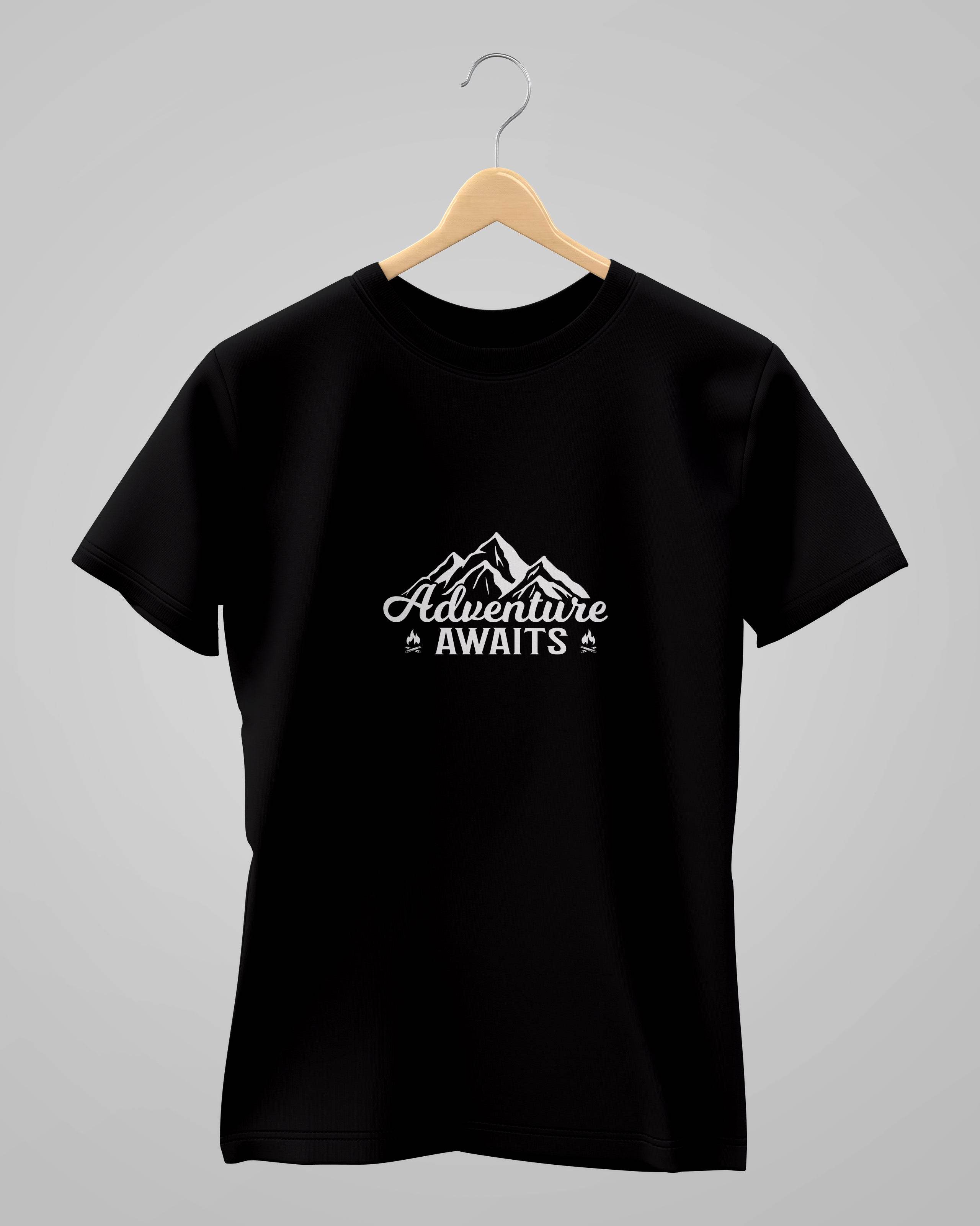 Adventures Awaits | Classic T-Shirt | For Man And Woman - Avaiya Clothings