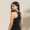 Plain Black Women's Tank Top - Avaiya Store