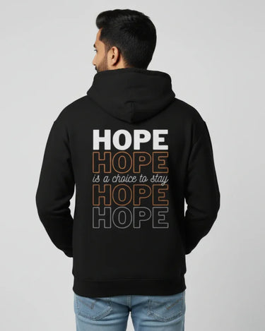 Hope | Classic Comfort Hoodie | Unisex | Black - Avaiya Store