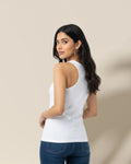 Plain White Women's Tank Top - Avaiya Store