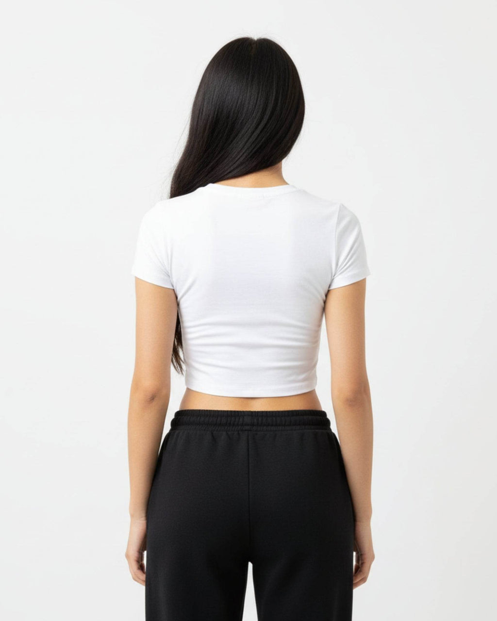 Plain White Baby Tee For Women - Avaiya Clothings