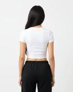 Plain White Baby Tee For Women - Avaiya Clothings