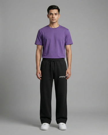 Avaiya's Black Sweatpants For Both Man & Women | Bk2 | Loose-fit - Avaiya Store