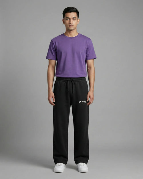 Avaiya's Black Sweatpants For Both Man & Women | Bk2 | Loose-fit - Avaiya Store