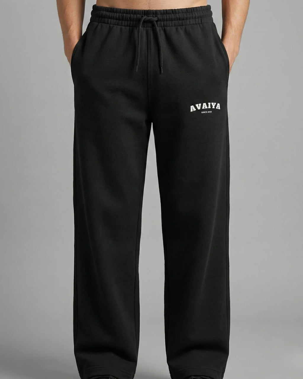 Avaiya's Black Sweatpants For Both Man & Women | Bk2 | Loose-fit - Avaiya Store