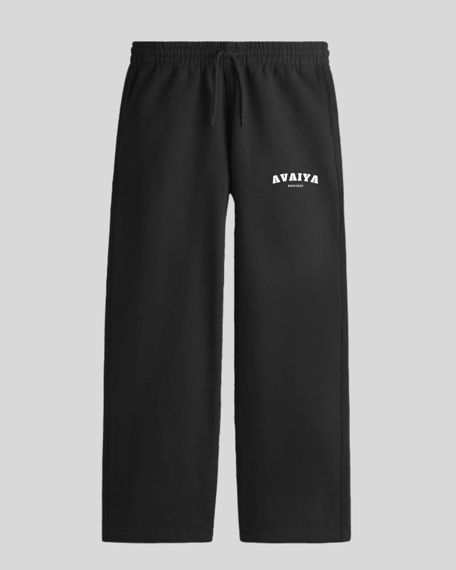 Avaiya's Black Sweatpants For Both Man & Women | Bk2 | Loose-fit - Avaiya Store