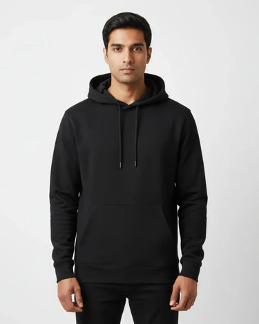 Plain Black Classic Hoodie | For Man And Woman - Avaiya Store
