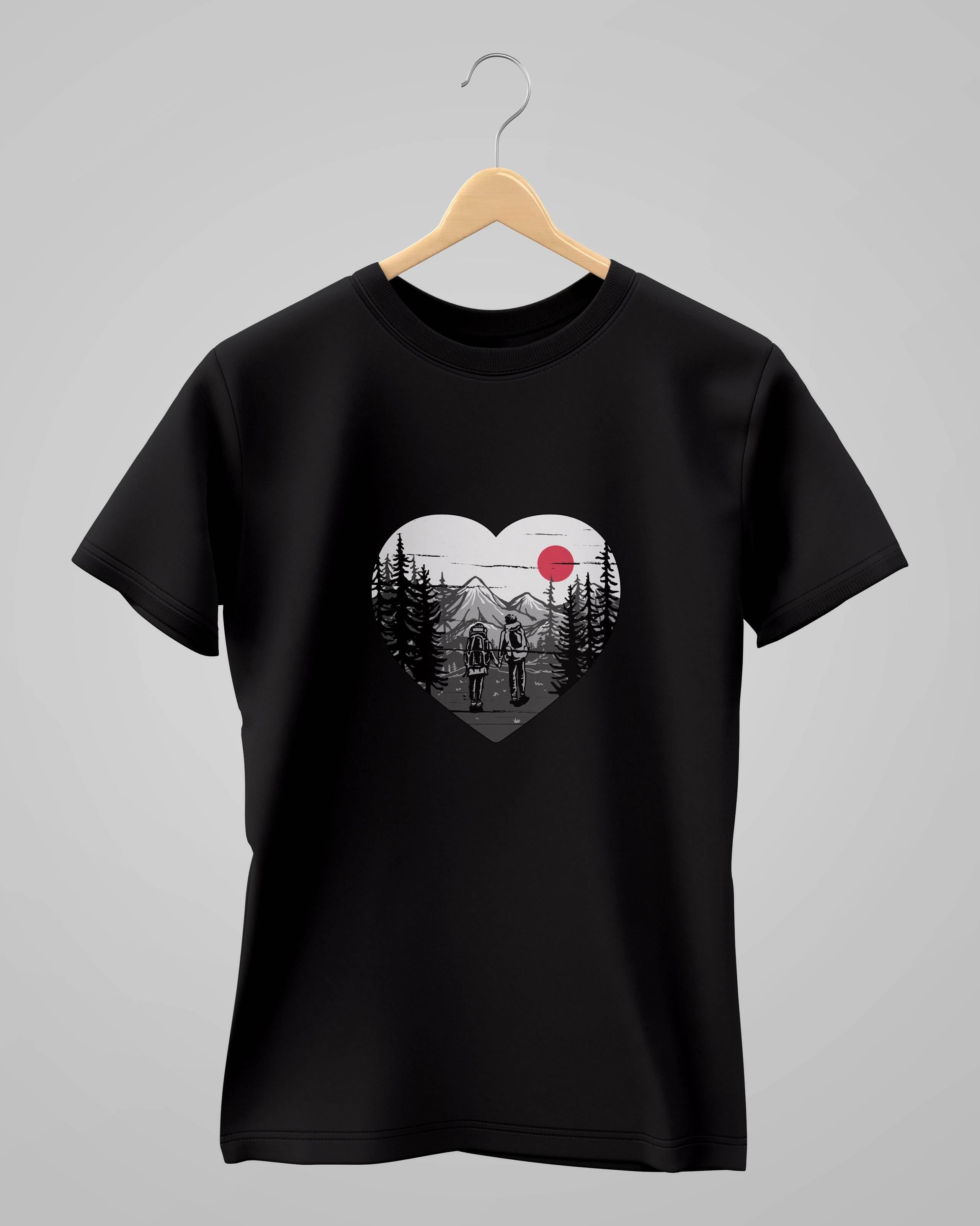 Couple Hiking Adventure | Classic T-Shirt | For Man & Woman - Avaiya Store