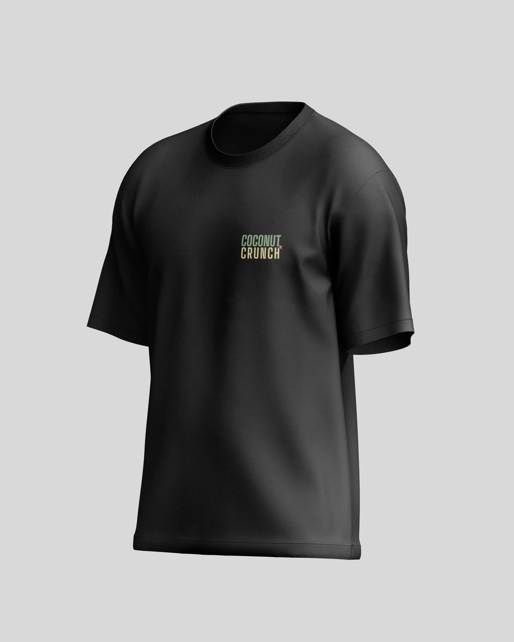 Coconut Crunch Oversized T-Shirt | Black | Unisex - Avaiya Store