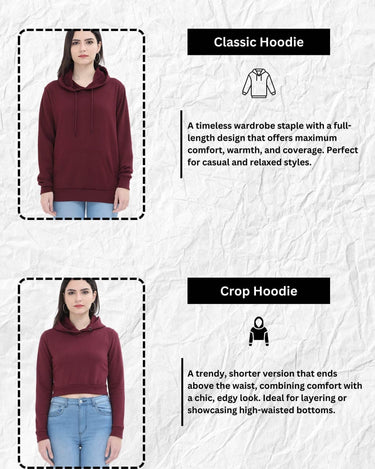 IDK Women’s Crop Hoodie | Black - Avaiya Store