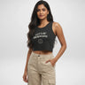 Let's Be Mermaids | Women’s Crop Tank | Black - Avaiya Store