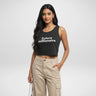 Future Millionaire | Women’s Crop Tank | Black - Avaiya Store