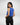 Heart Spider Web | Women’s Crop Tank | Royal Blue - Avaiya Store