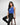 Heart Spider Web | Women’s Crop Tank | Royal Blue - Avaiya Store
