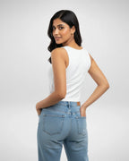 Future Millionaire | Women’s Crop Tank | White - Avaiya Store
