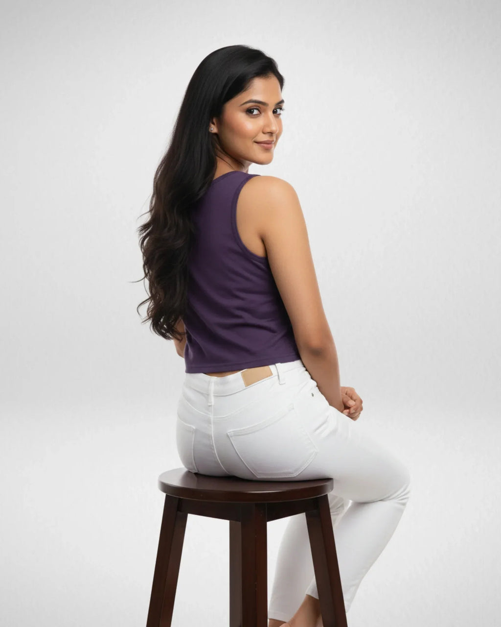 Future Millionaire | Women’s Crop Tank | Purple - Avaiya Store