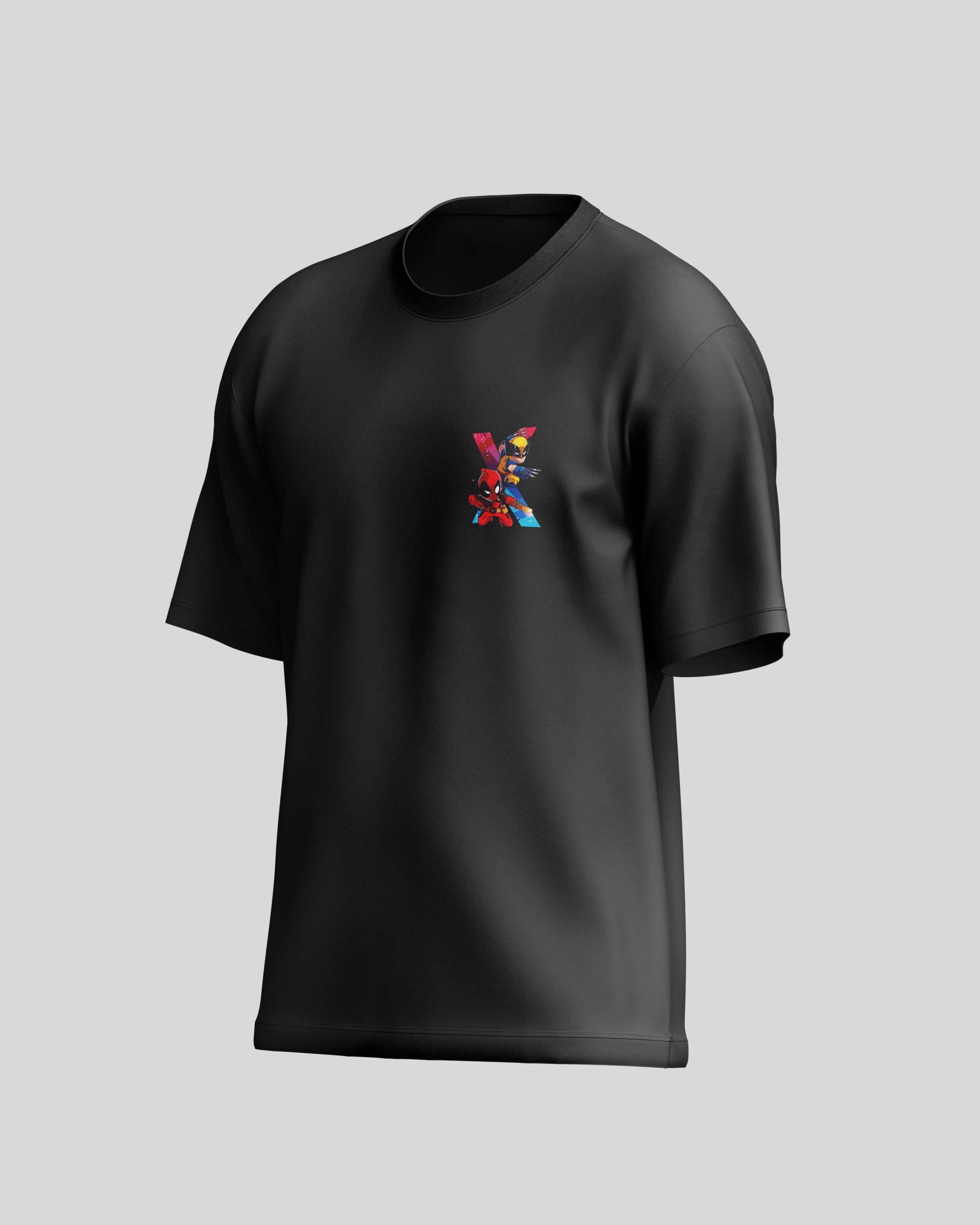 Deadpool & Wolverine Oversized T-Shirt | Petrol Blue | Premium Quality by AvaiYa | Unisex - Avaiya Clothings