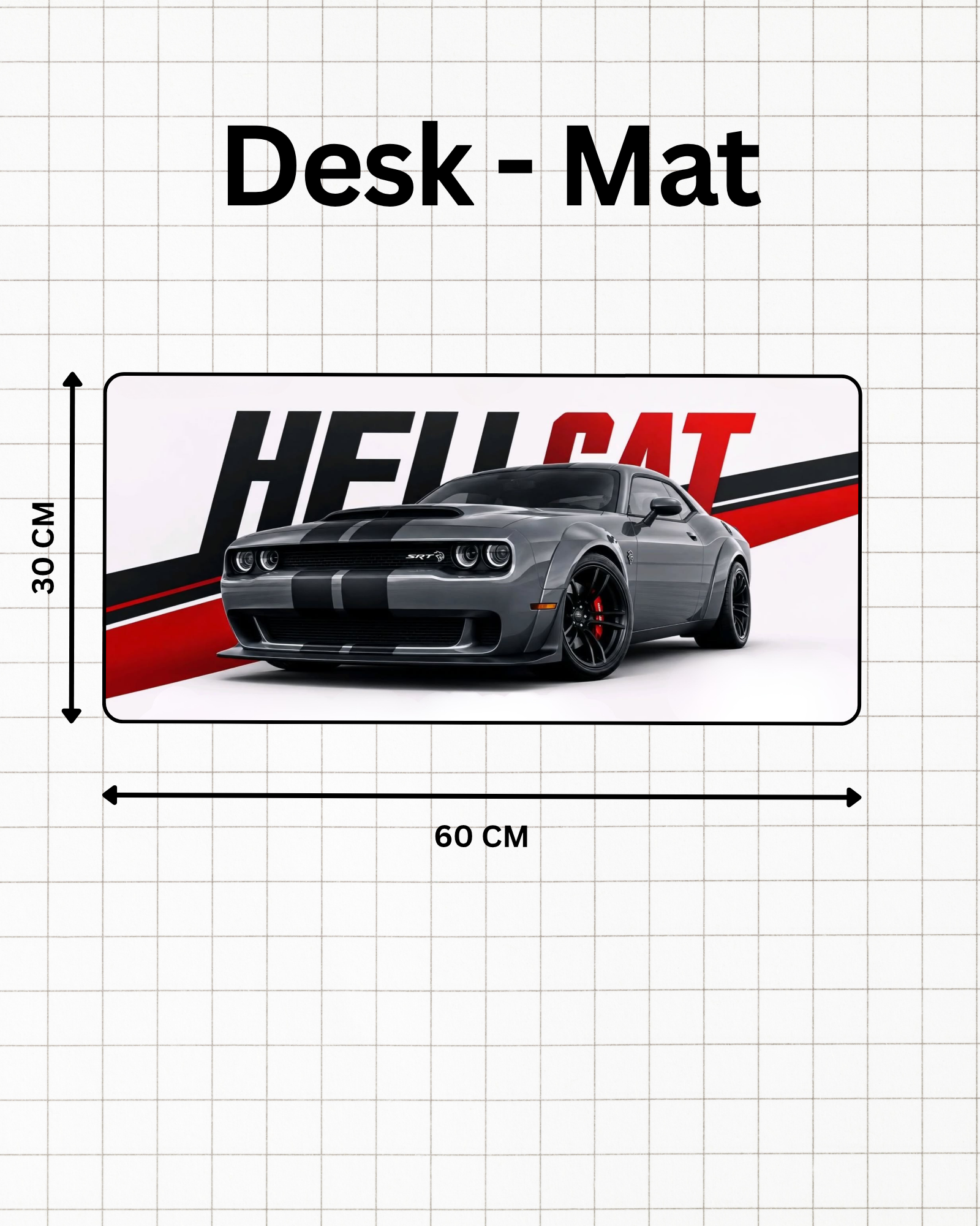 HELLCAT | Car Collection | Desk-Mat