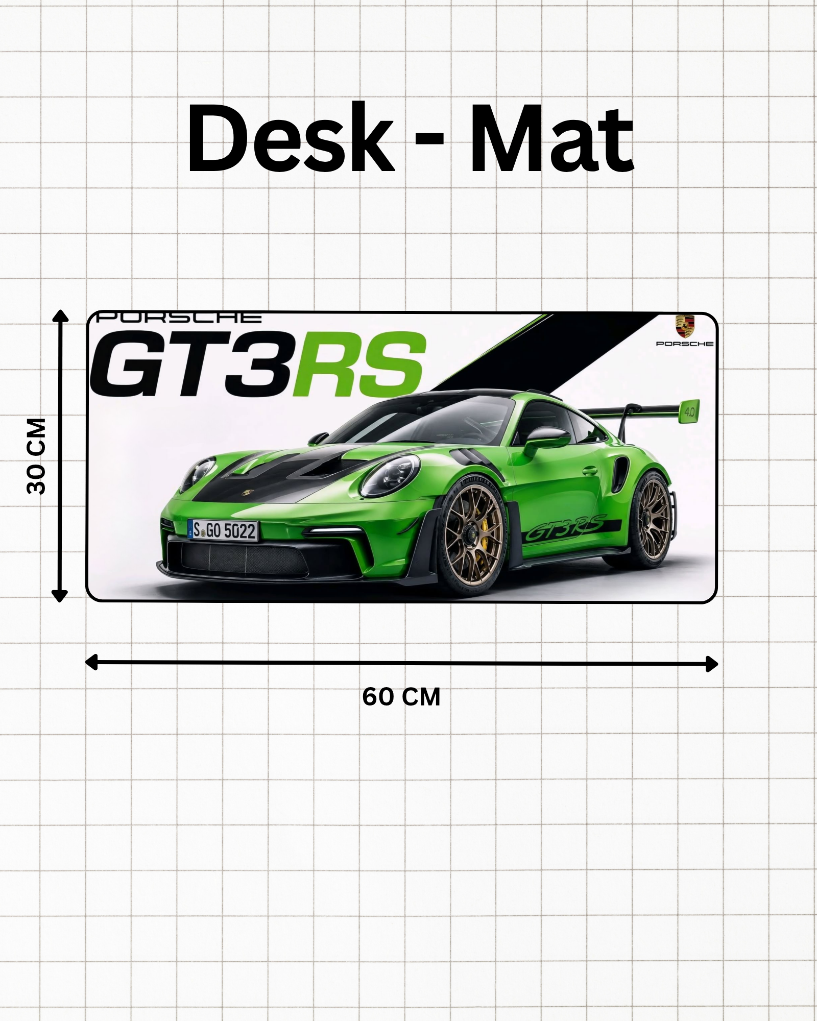 Porsche GT3RS | Car Collection | Desk-Mat