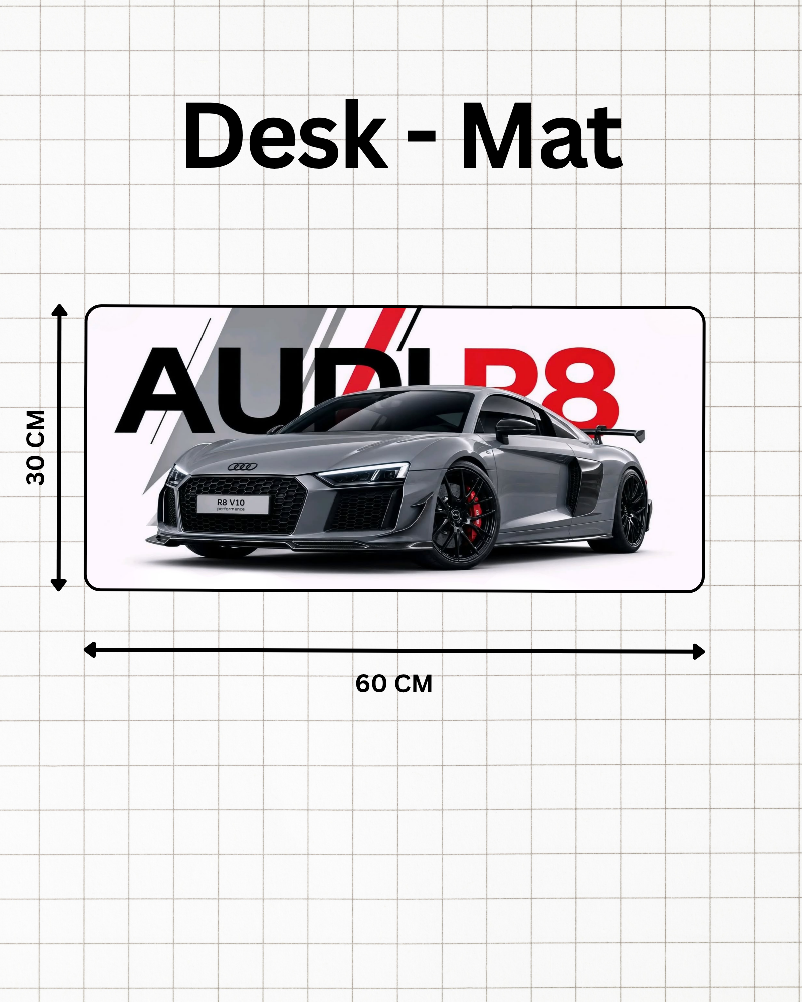 AUDI R8 | Car Collection | Desk-Mat