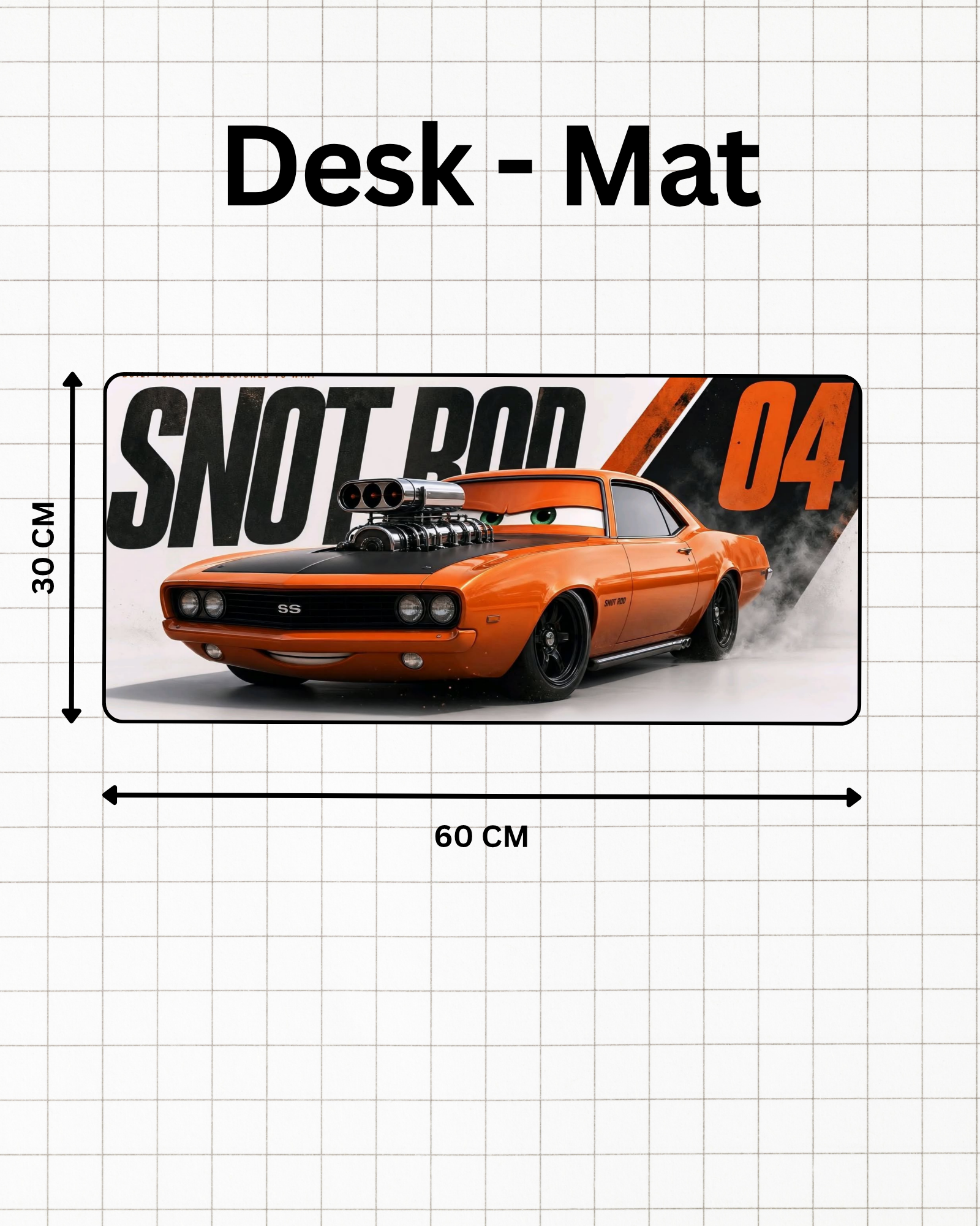 Snotrod | Cars Movie Character | Car Collection | Desk-Mat