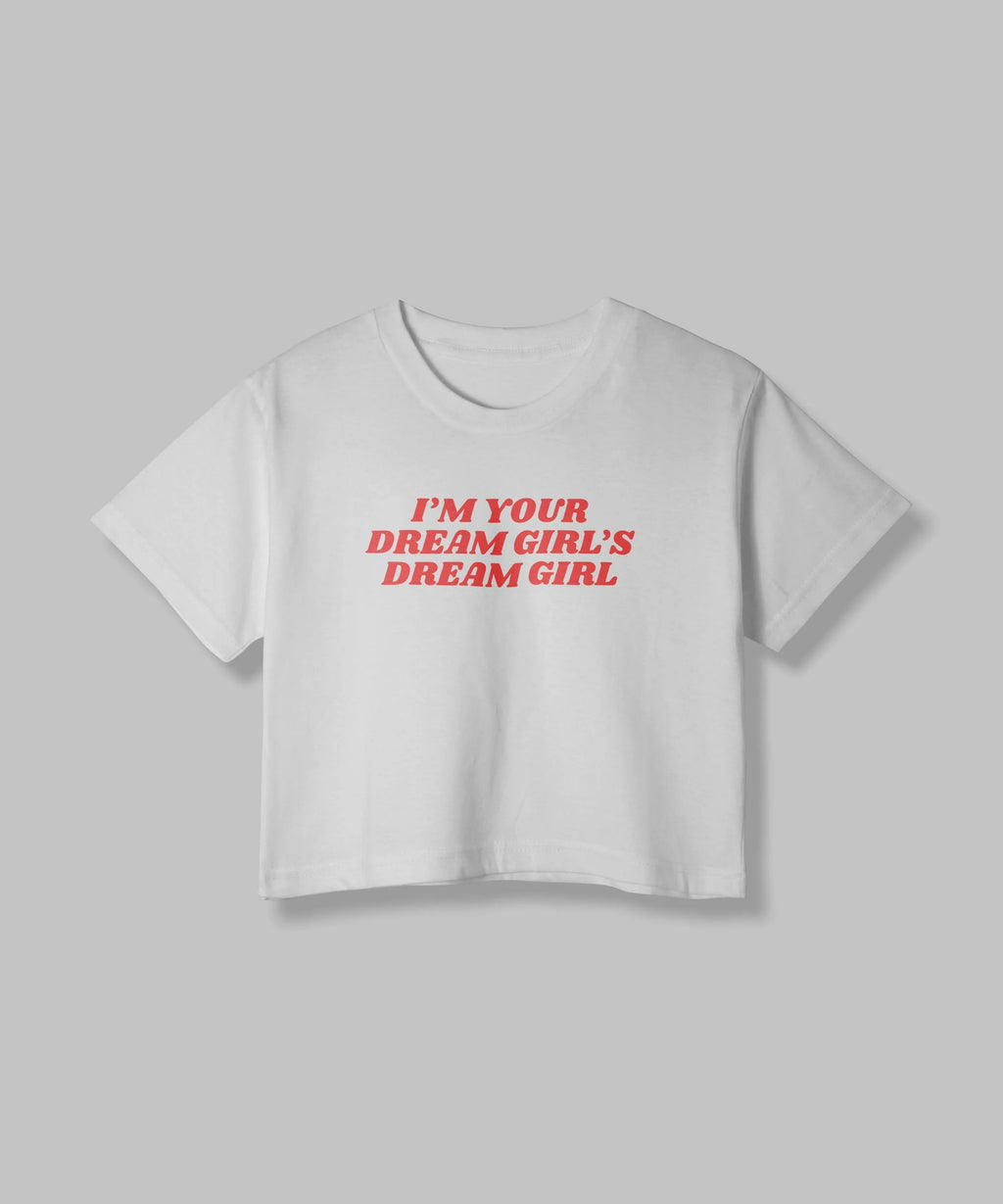 Dream Girl | Women Crop Top | White - Avaiya Store