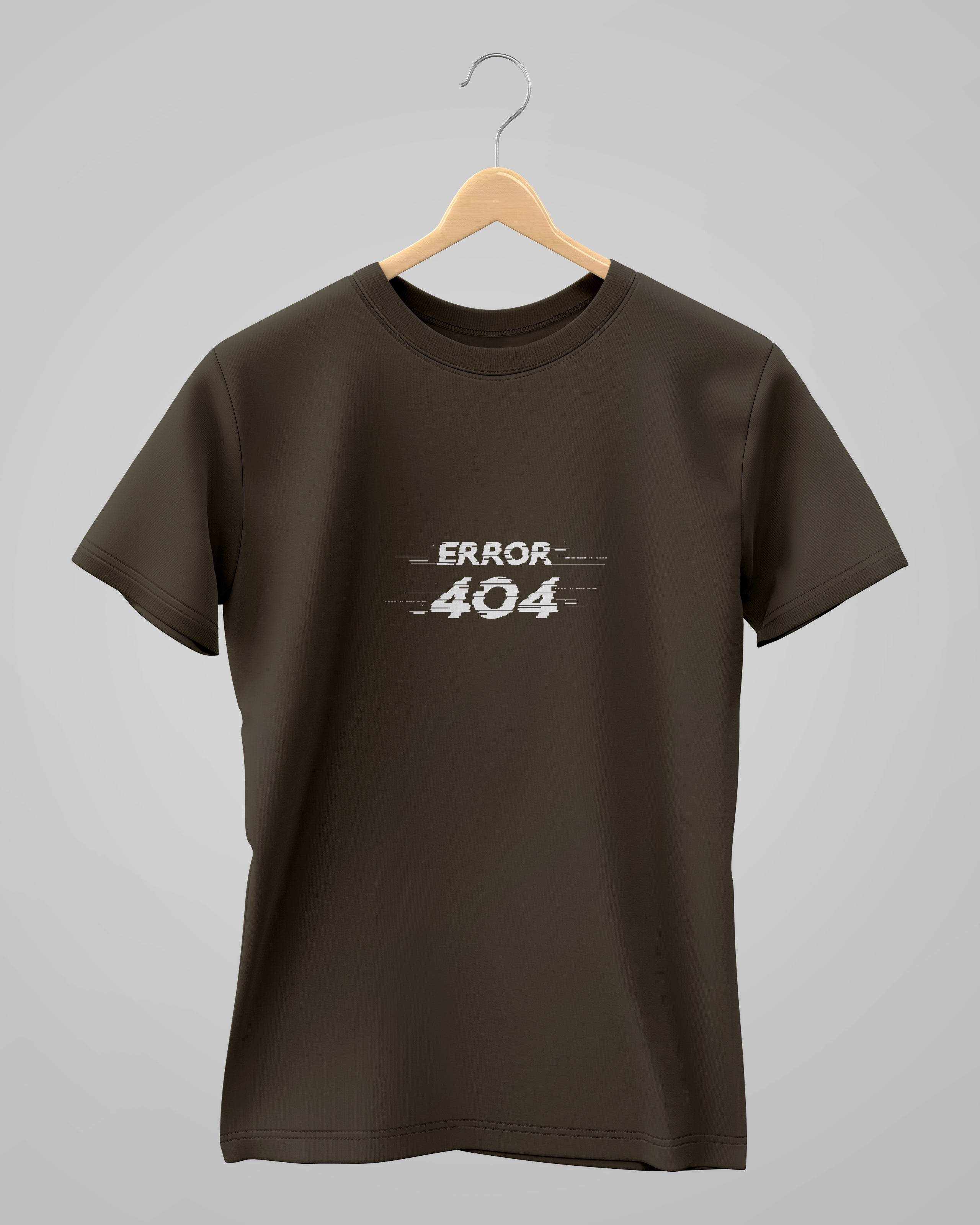 Error 404 | Classic T-Shirt | For Man & Woman - Avaiya Clothings