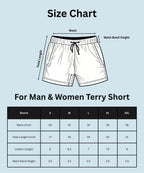 Avaiya's Terry Shorts | For Man And Women | Black - Avaiya Clothings