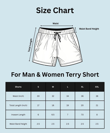 Avaiya's Terry Shorts | For Man And Women | Black - Avaiya Store