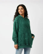 Plain Bottle Green Acid Washed Hoodie | For Man And Woman - Avaiya Store