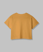 Everything Will Be Fine | Women Crop Top | Golden Yellow - Avaiya Store