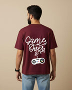 Game Over Oversized T-Shirt | Premium Quality by Avaiya | Unisex - Avaiya Clothings