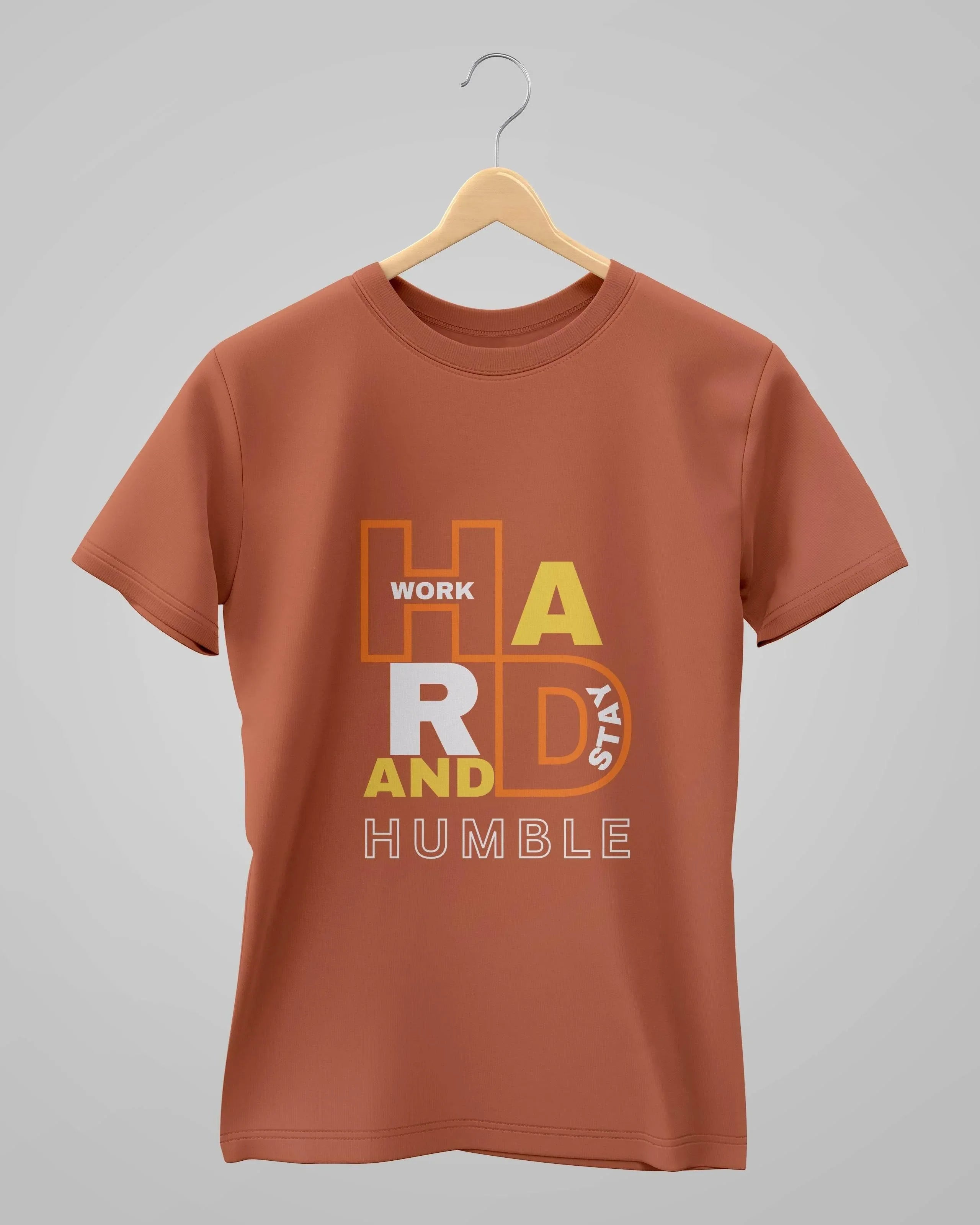 Work Hard And Stay Humble | Classic T-Shirt | For Man And Woman - Avaiya Store