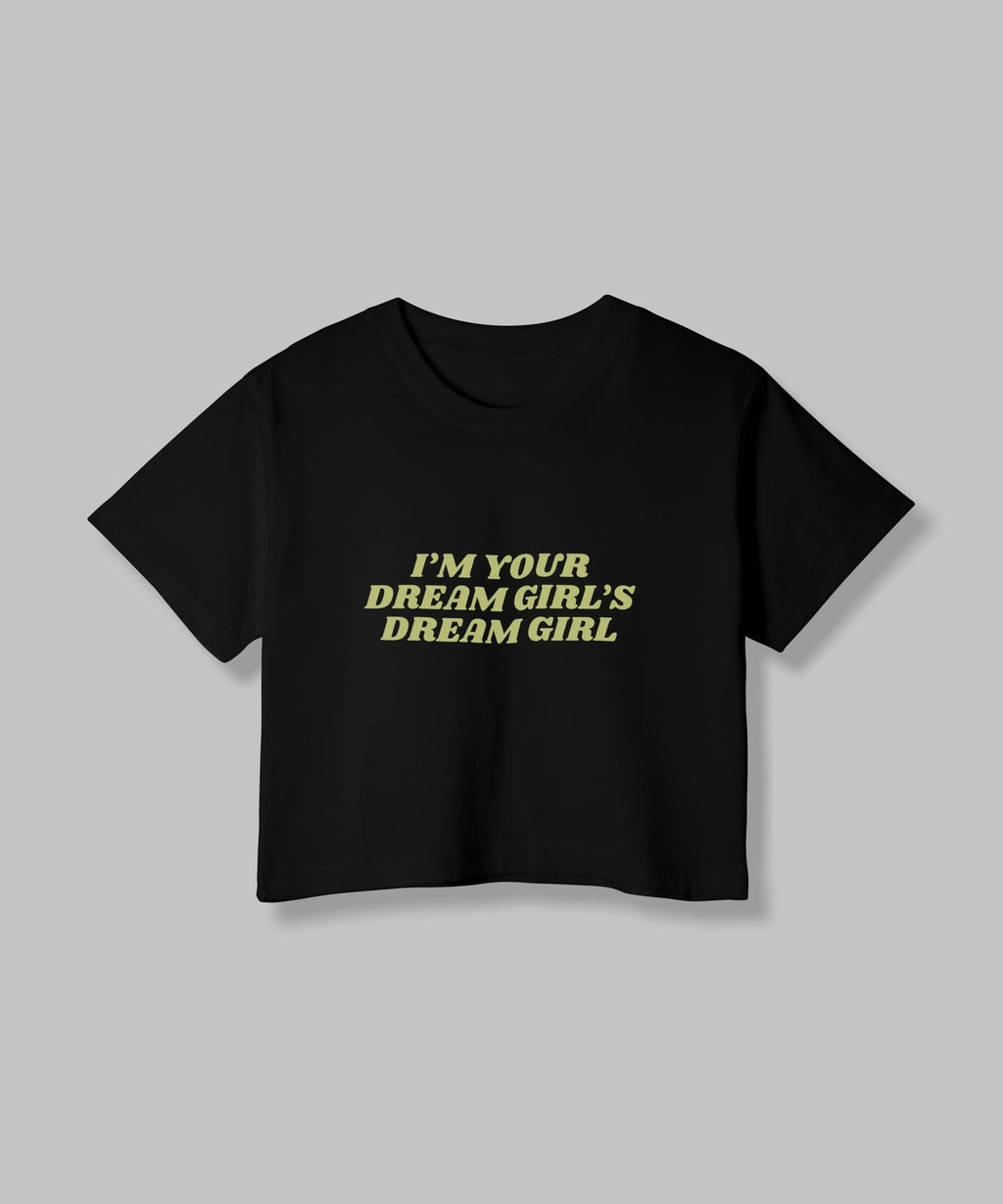 Dream Girl | Women Crop Top | Black - Avaiya Store